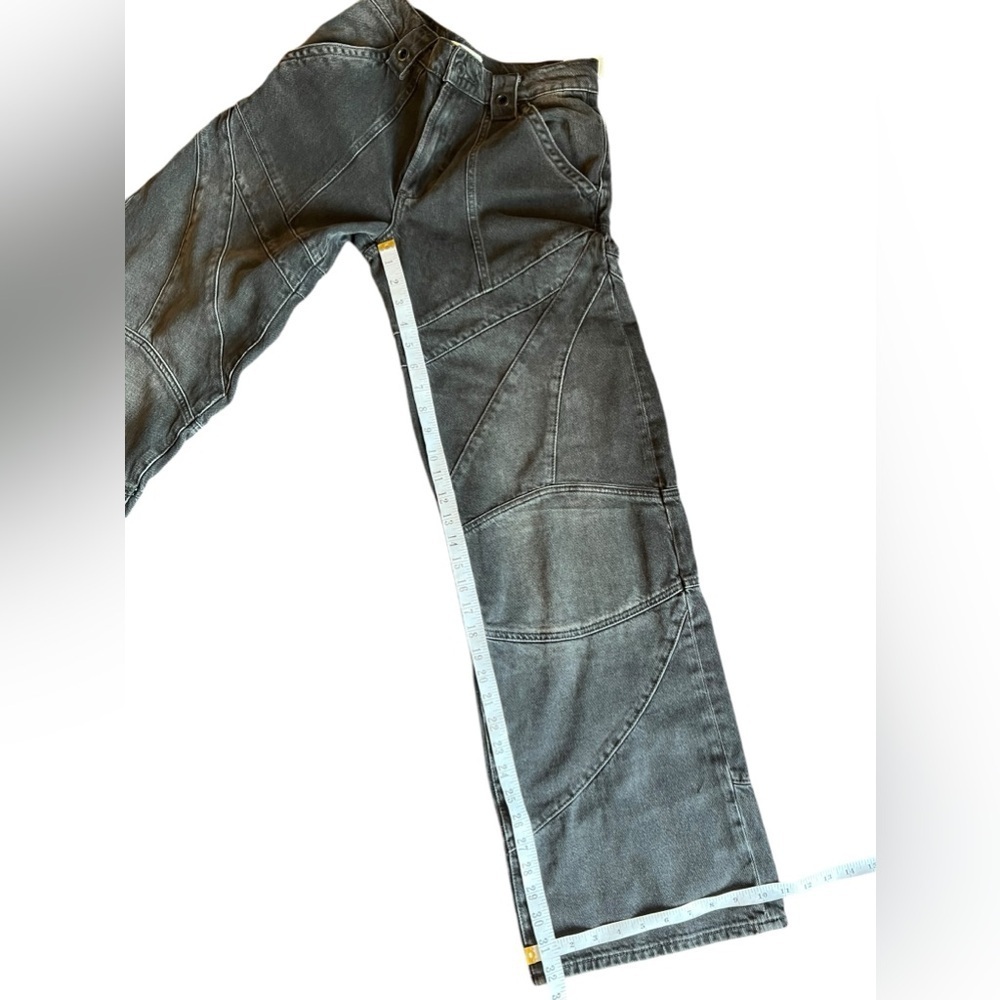We The Free Free People Womens Jeans Unknown Reasons Moto Straight Boyfriend 25 - Picture 14 of 14